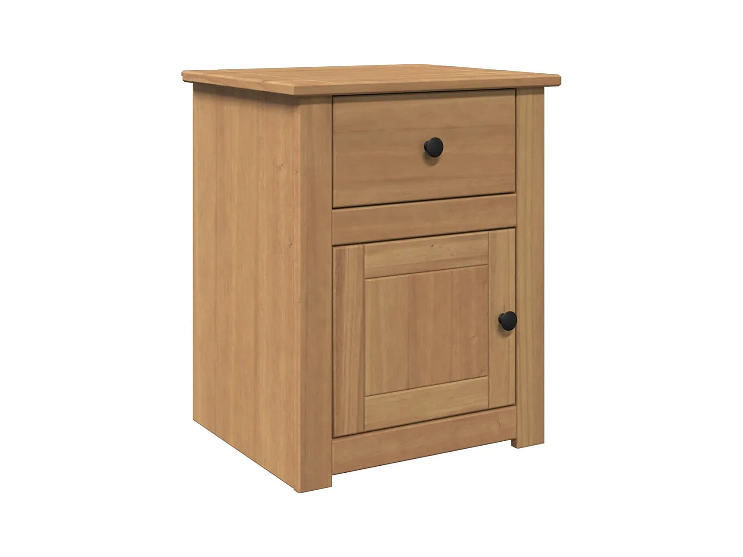 Mesita de noche | Mesilla de noche Panama madera maciza de pino 46x40x57 cm