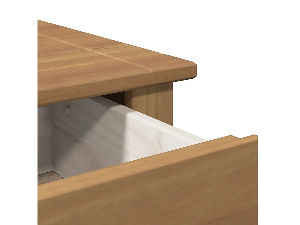 Mesita de noche | Mesilla de noche Panama madera maciza de pino 46x40x57 cm