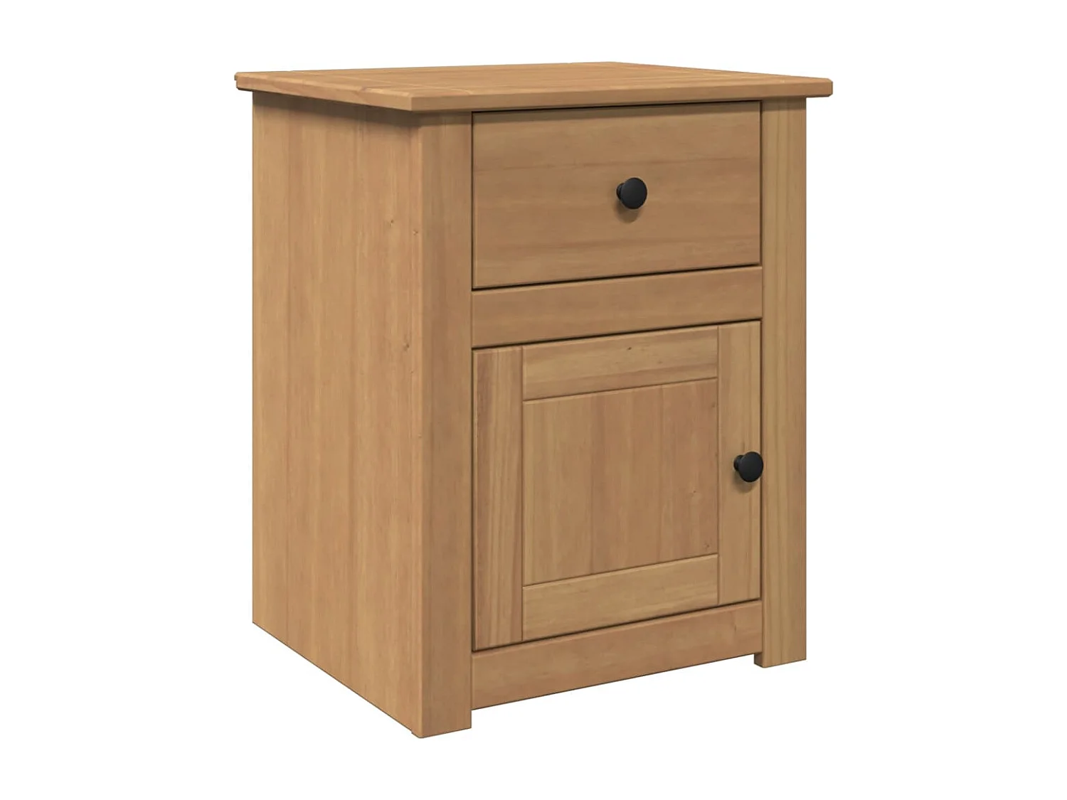 Nachttisch-Beistelltisch Panama 46x40x57 cm Massivholz Kiefer SHL75454