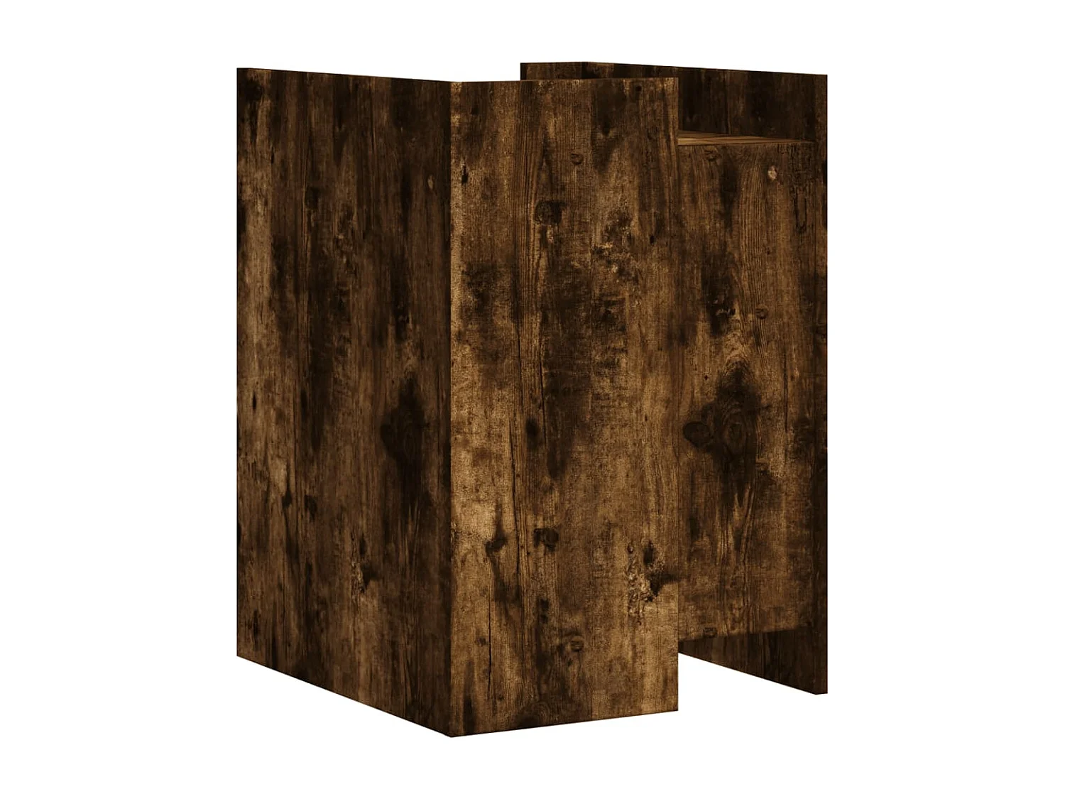 Nachttisch-Beistelltisch-Nachtschrank Räuchereiche 45x50x65 cm Holzwerkstoff SHL20205
