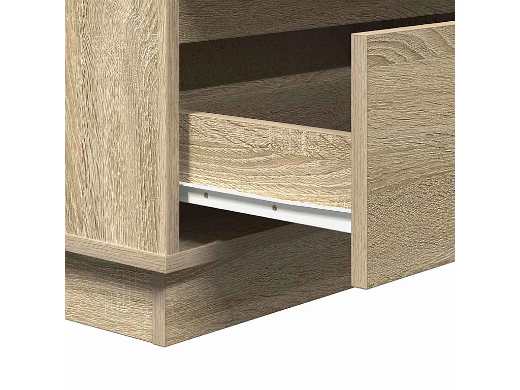 Nachttisch-Beistelltisch Sonoma-Eiche 71 x 34,5 x 75 cm Holzwerkstoff SHL96161