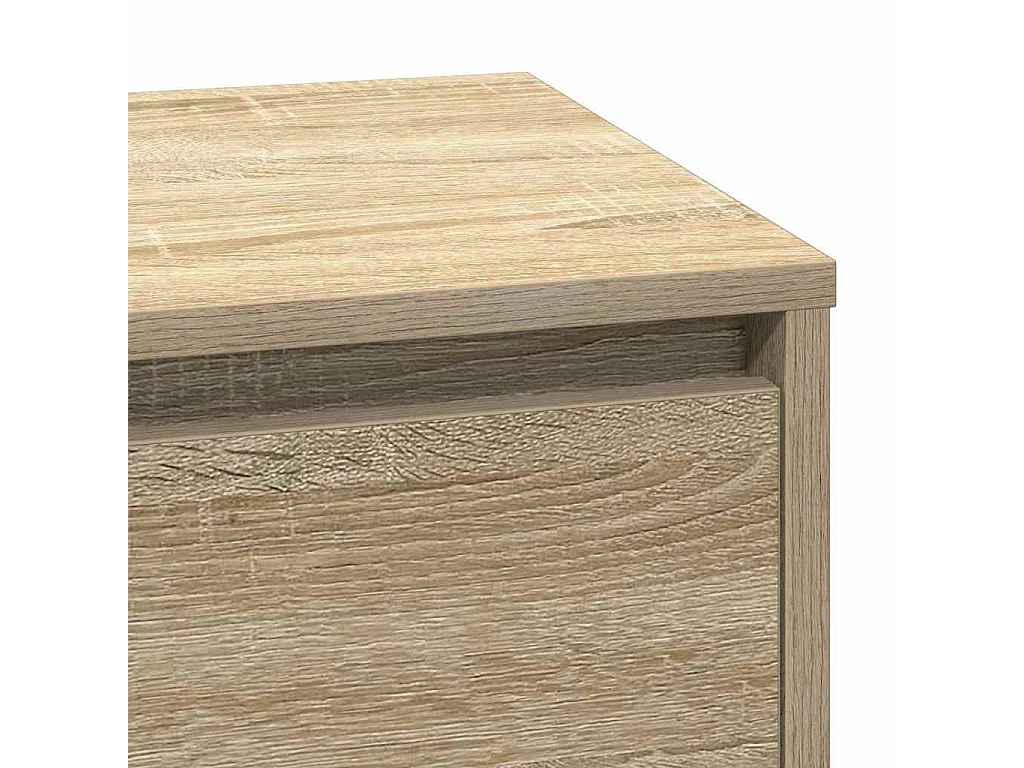 Nachttisch-Beistelltisch Sonoma-Eiche 71 x 34,5 x 75 cm Holzwerkstoff SHL96161