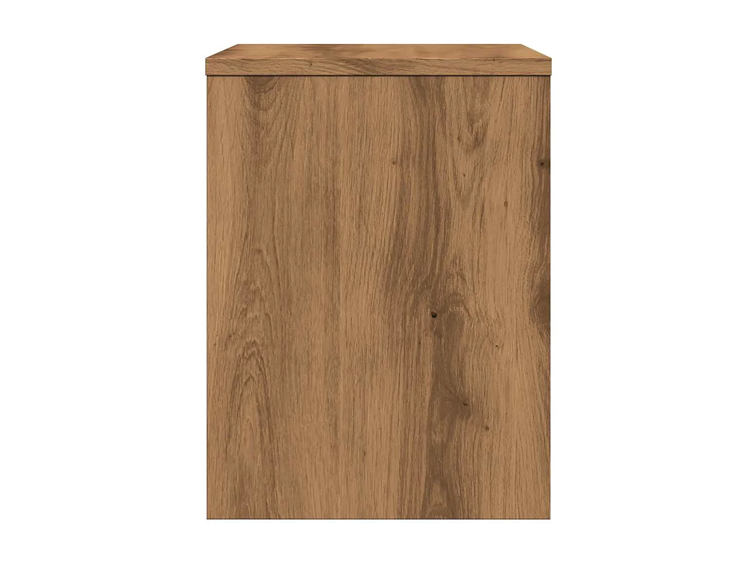 Tables de chevet lot de 2 avec rangement chêne artisanal bois d'ingénierie