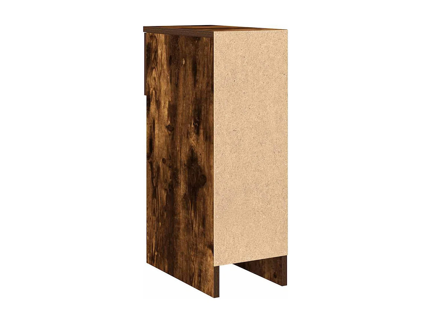 Mesilla de noche | Mesita de noche con cajón roble ahumado 20x36x60 cm