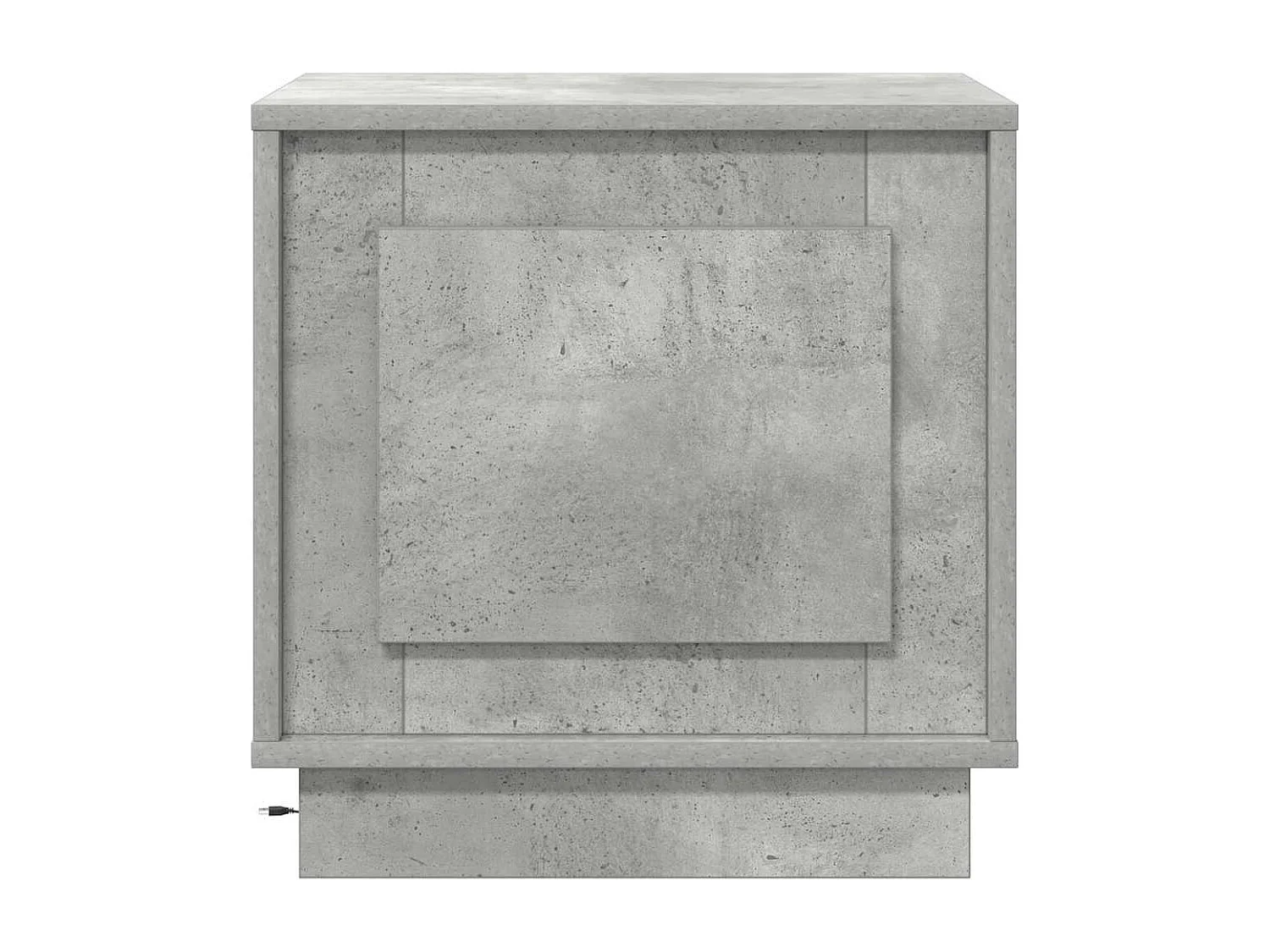 Mesita de Noche | Armario de Noche | Mesilla de noche con Gris hormigón 44x34.5x45 cm