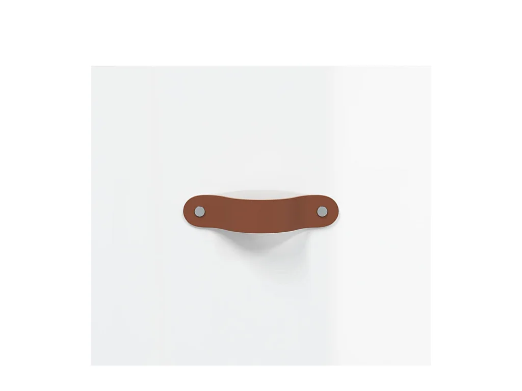 Mesita de noche | Mesilla de noche 2 uds madera ingeniería blanco brillo 40x35x47,5cm