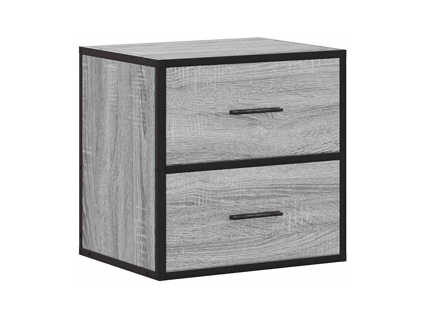 Table de chevet flottante sonoma gris 40x31x39,5 cm