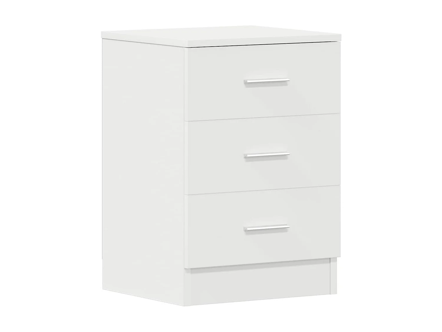 Nachttisch-Beistelltisch Weiß 38x35x56 cm Holzwerkstoff SHL28875