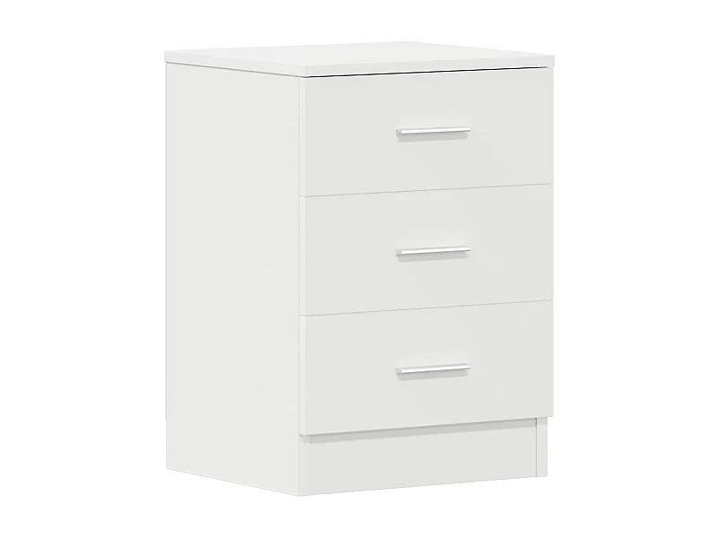 Nachttisch-Beistelltisch Weiß 38x35x56 cm Holzwerkstoff SHL28875