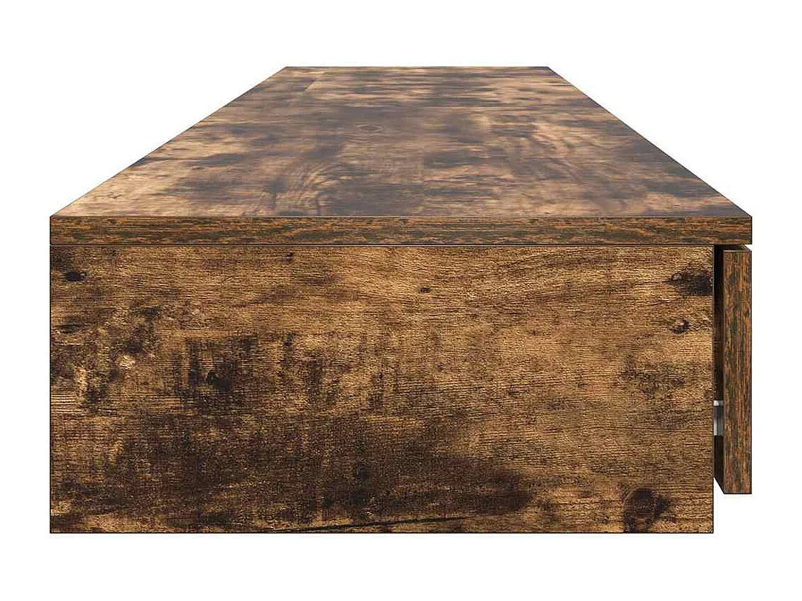 Tiroirs de lit avec tiroir Chêne fumé 200x36.5x16.5 cm