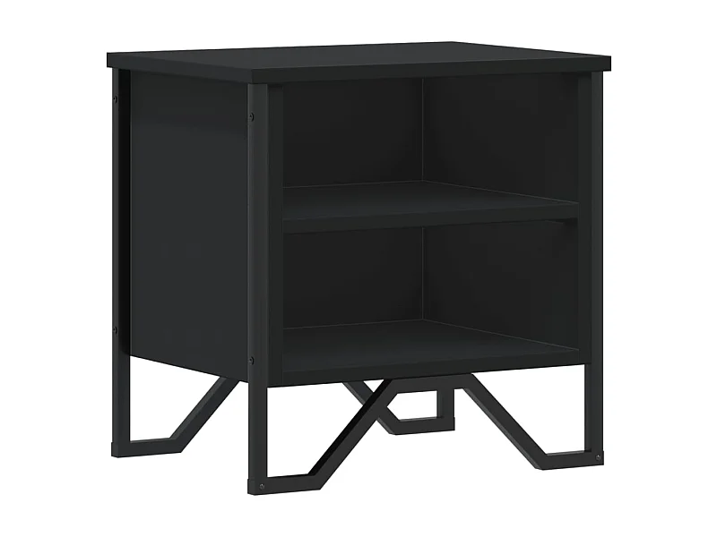 Nachttisch-Beistelltisch Schwarz 40x30x40 cm Holzwerkstoff SHL6712