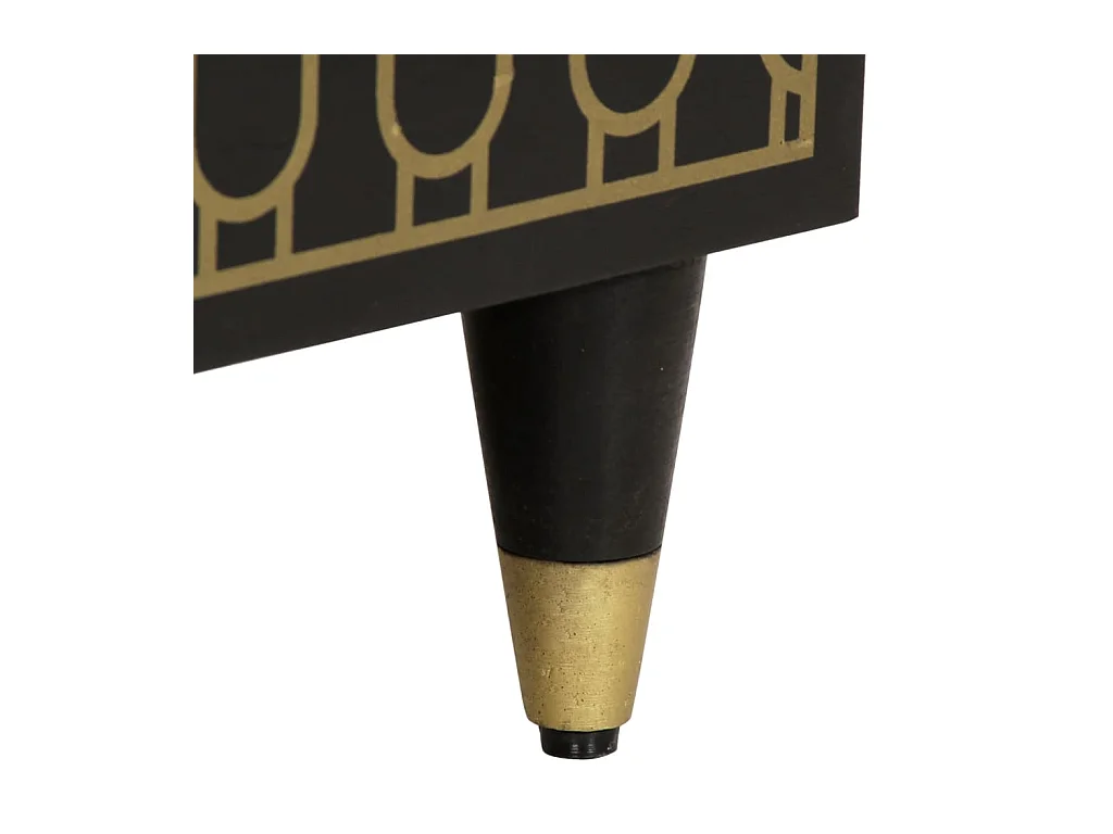 Mesita de noche | Mesilla de noche madera maciza de mango 50x33x60 cm