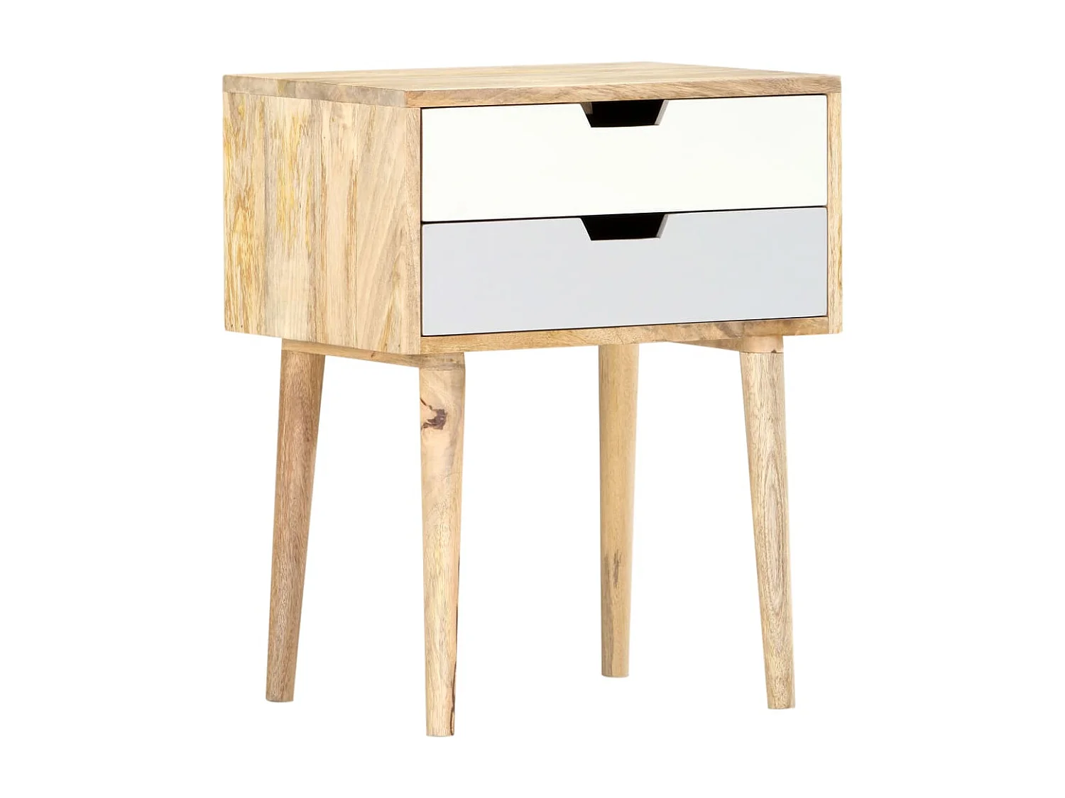 Nachttisch-Beistelltisch 47 x 35 x 59 cm Mango Massivholz SHL83549