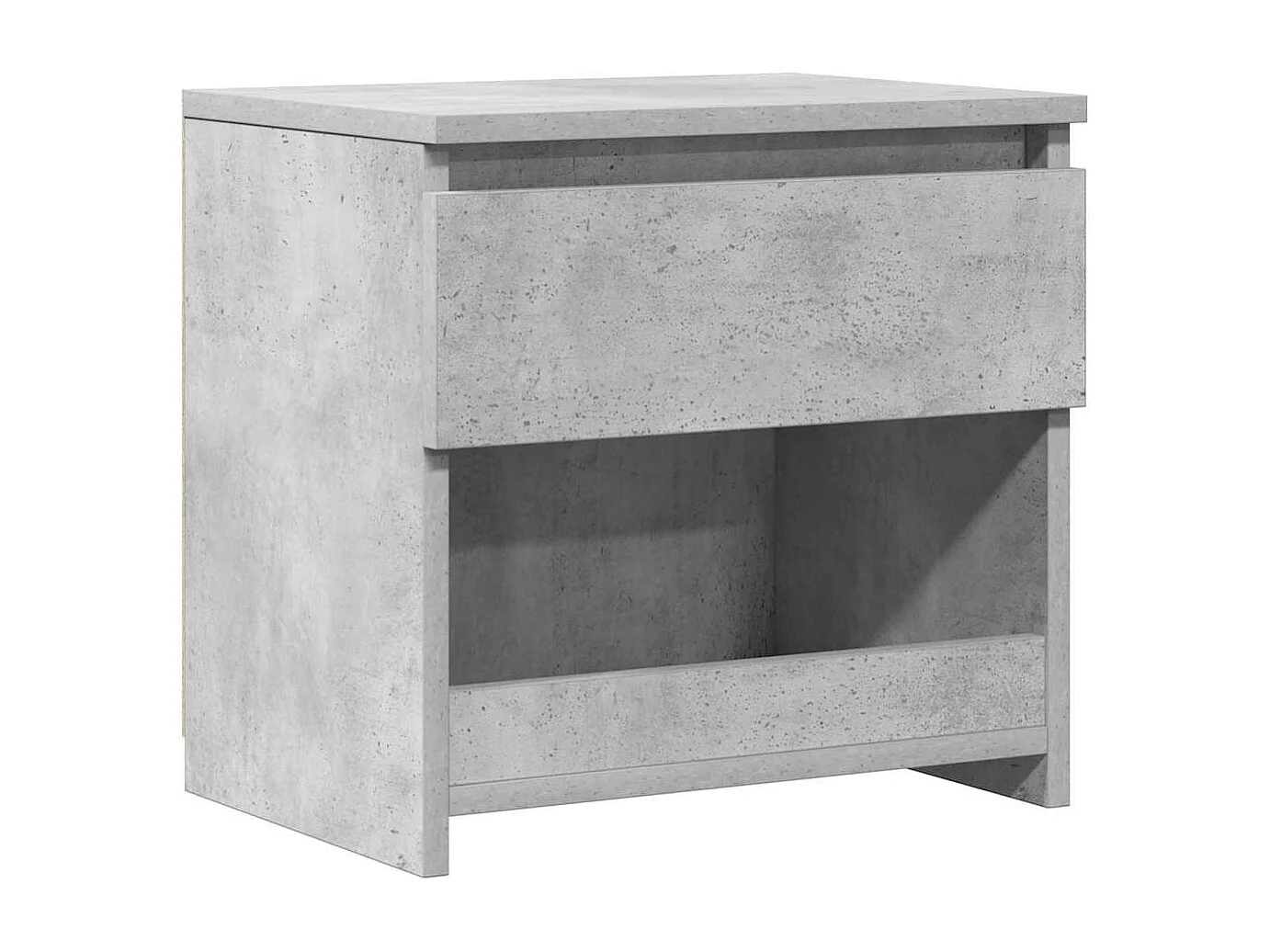 Nachttisch-Beistelltisch Betongrau 40x30x39 cm Holzwerkstoff SHL81926