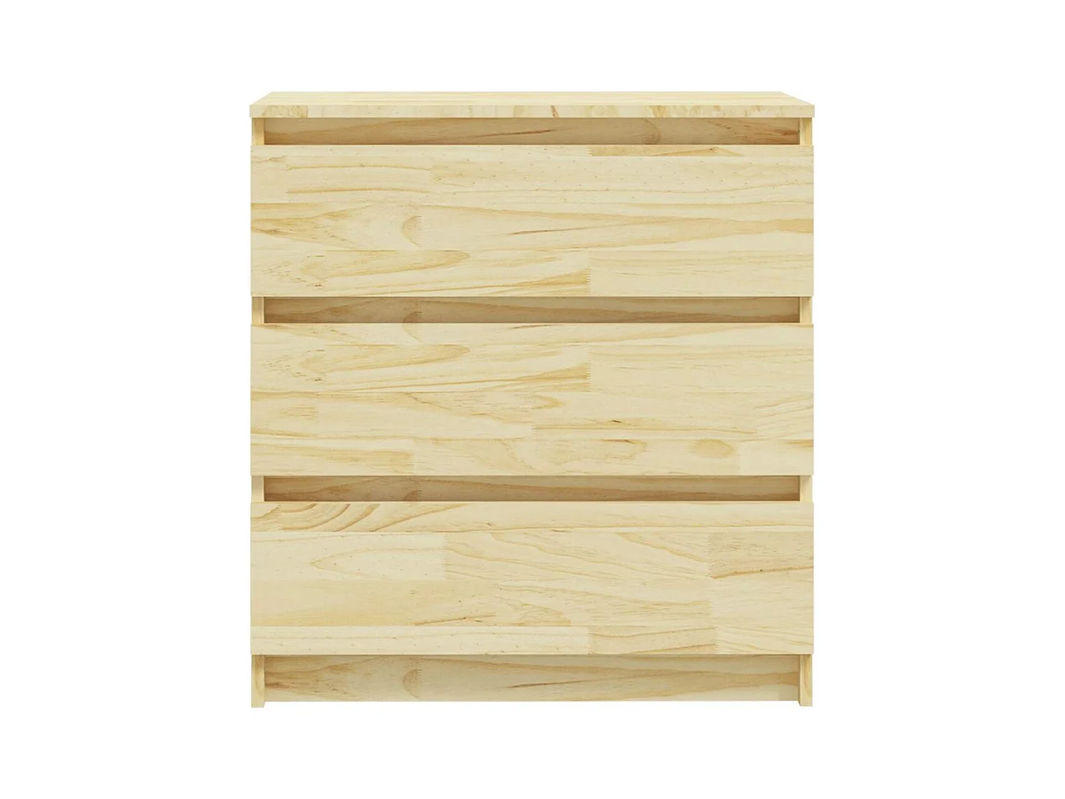 Mesita de noche | Mesilla de noche madera maciza de pino 60x36x64 cm