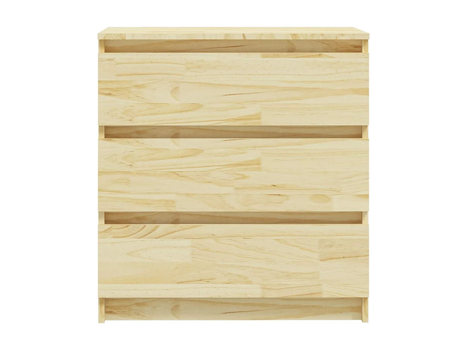 Nachttisch-Beistelltisch-Nachtschrank 60x36x64 cm Massivholz Kiefer SHL62519