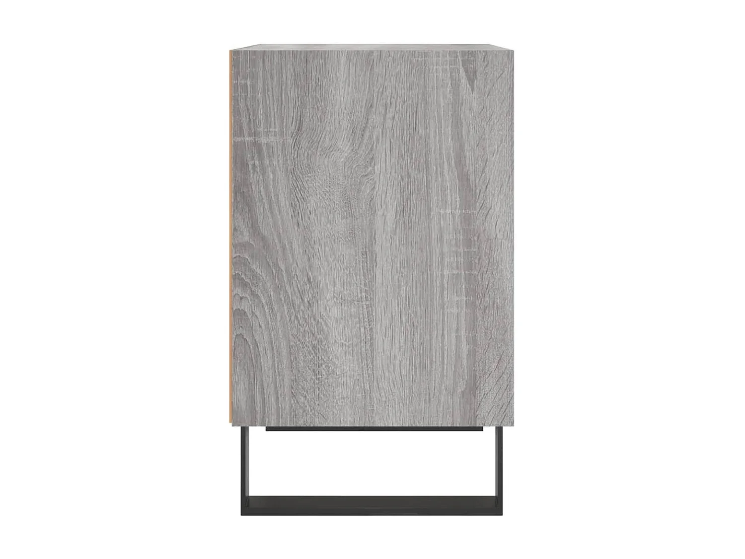 Nachttisch 2er Set-Beistelltisch-Nachttischkommode Grau Sonoma 40x30x50 cm Holzwerkstoff SHL90281