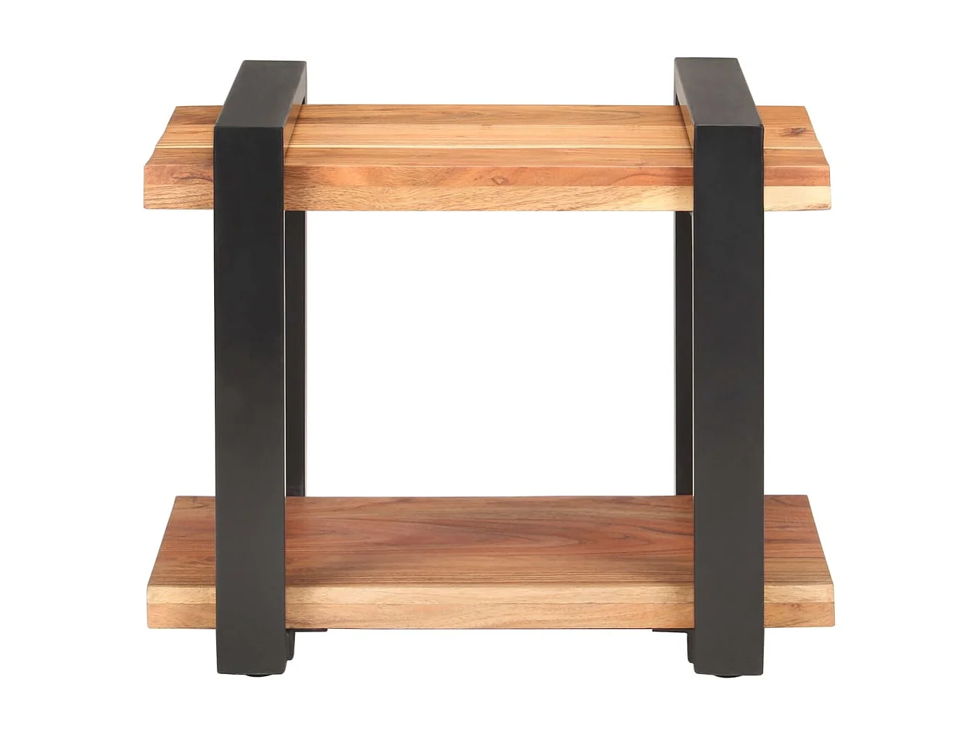 Mesita de noche | Mesilla de noche de madera maciza de acacia 50x40x40 cm