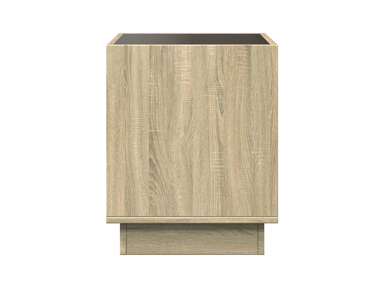 Mesita de noche | Mesilla de noche con Infinity LED roble Sonoma 40x40x50 cm