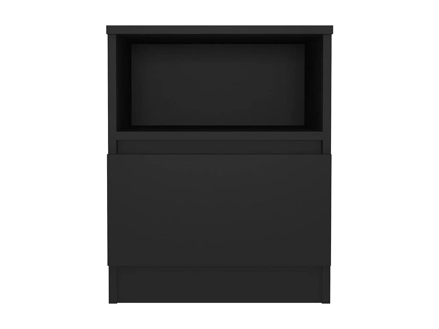 Nachttisch-Beistelltisch Schwarz 40x40x50 cm Holzwerkstoff SHL24523