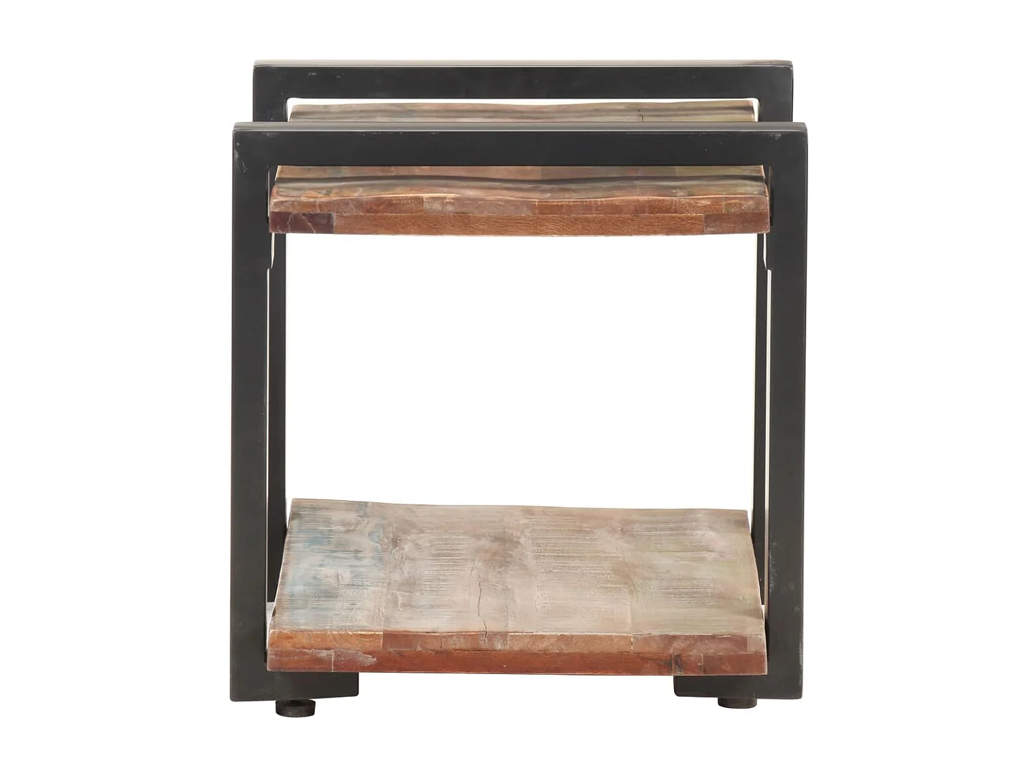 Nachttisch-Beistelltisch 50x40x40 cm Recyceltes Massivholz SHL52227