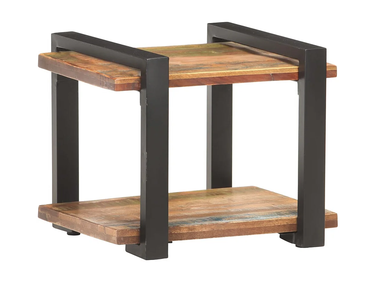 Nachttisch-Beistelltisch 50x40x40 cm Recyceltes Massivholz SHL52227