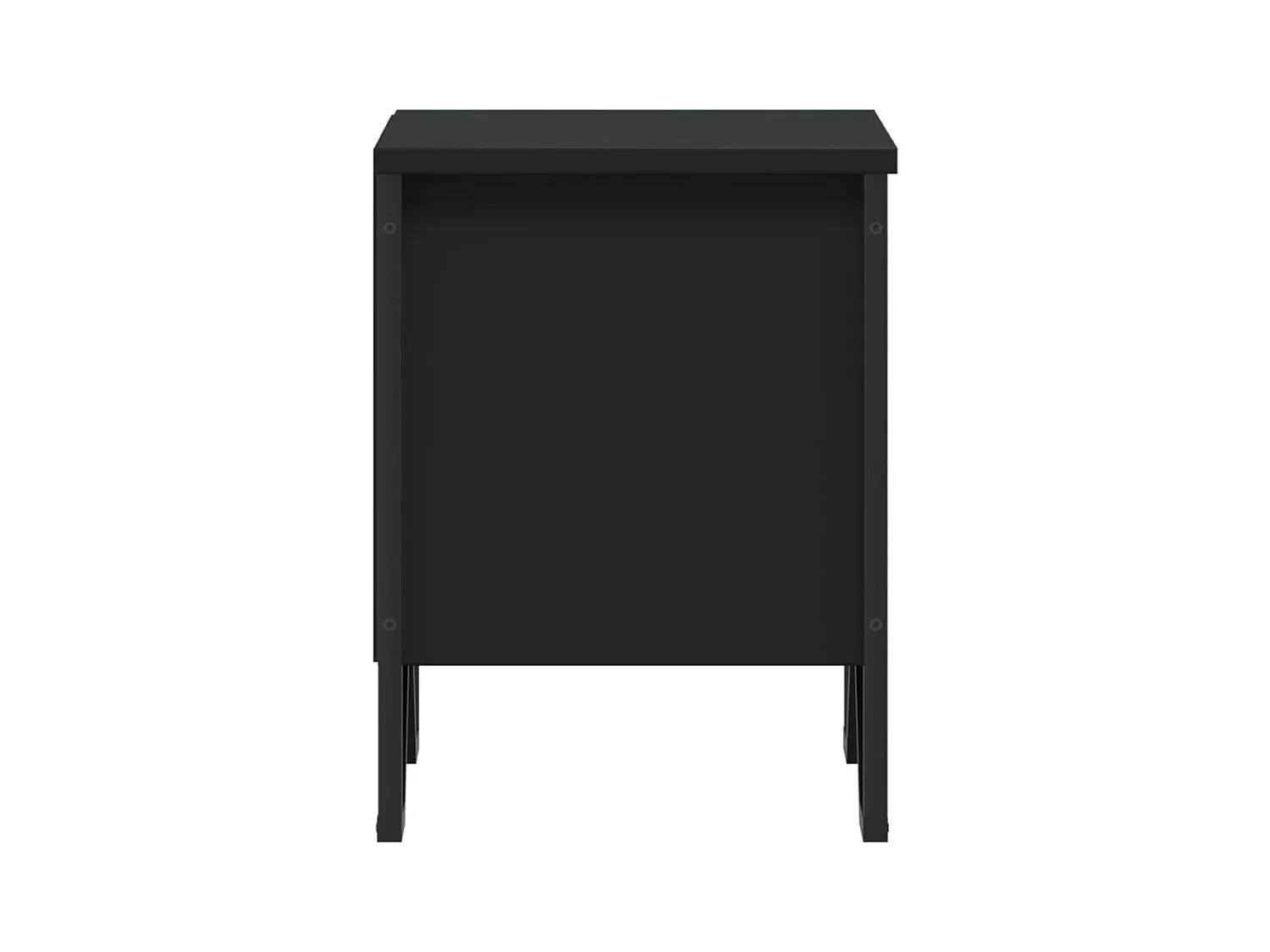 Mesitas de noche | Mesilla de noche 2 uds madera de ingeniería negra 40x30x40 cm