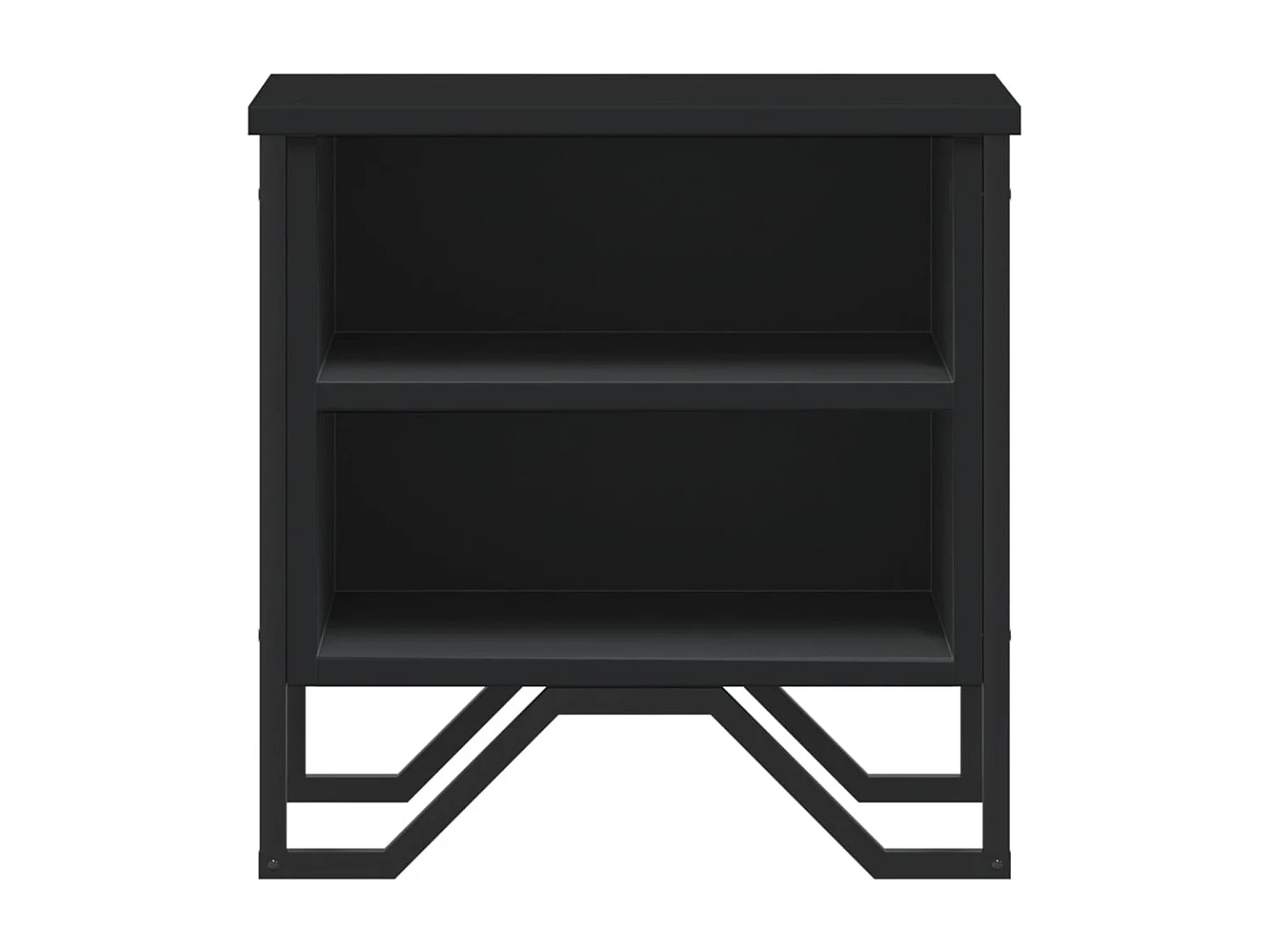 Nachttisch Schwarz 2 Stk. 40x30x40 cm Holzwerkstoff SHL94063