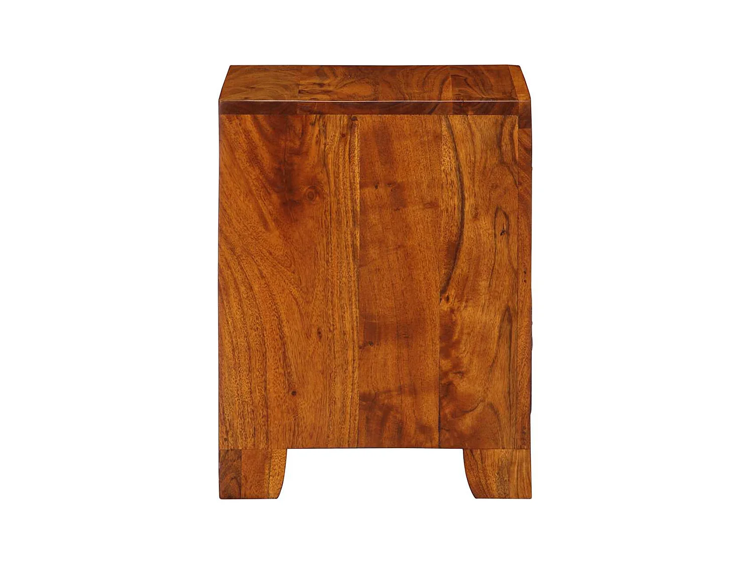 Mesita de noche | Mesilla de noche 35x35x45 cm madera maciza de acacia