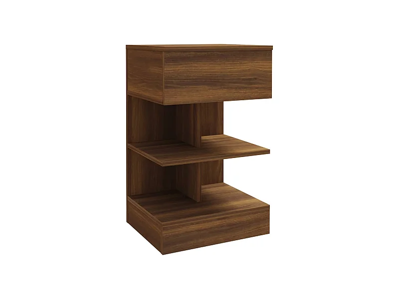 Table de chevet-Table d'appoint-Table de nuit Chêne marron 40x35x65 cm Bois d'ingénierie