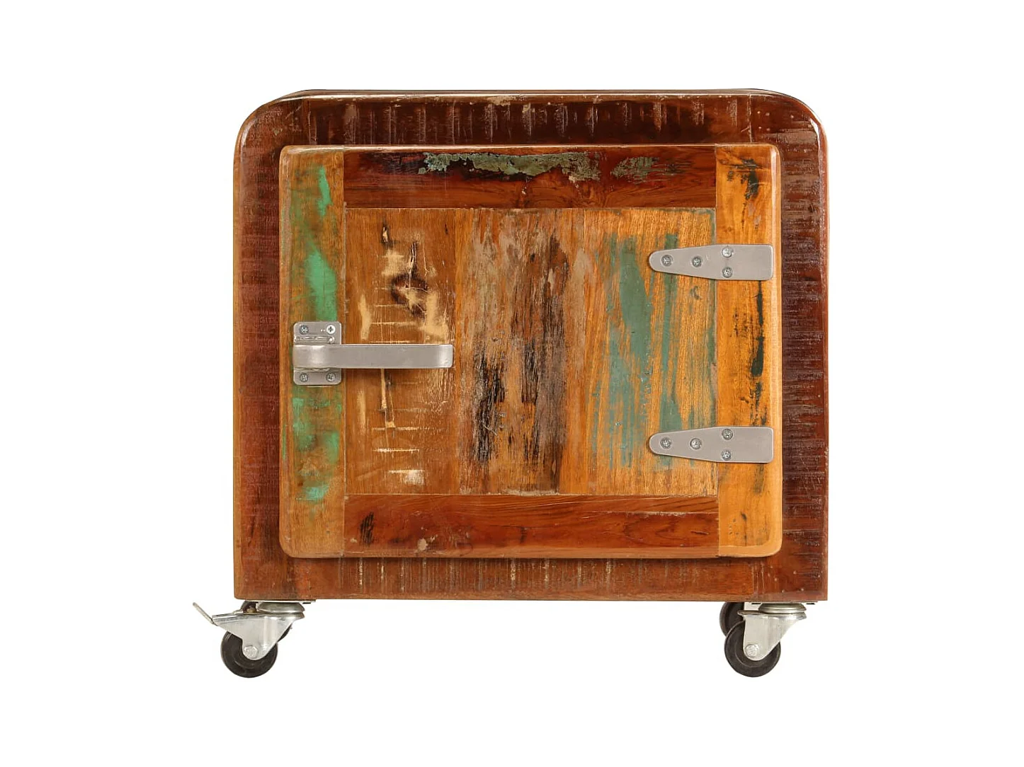 Mesita de noche | Mesilla de noche madera reciclada maciza 50x30x50 cm