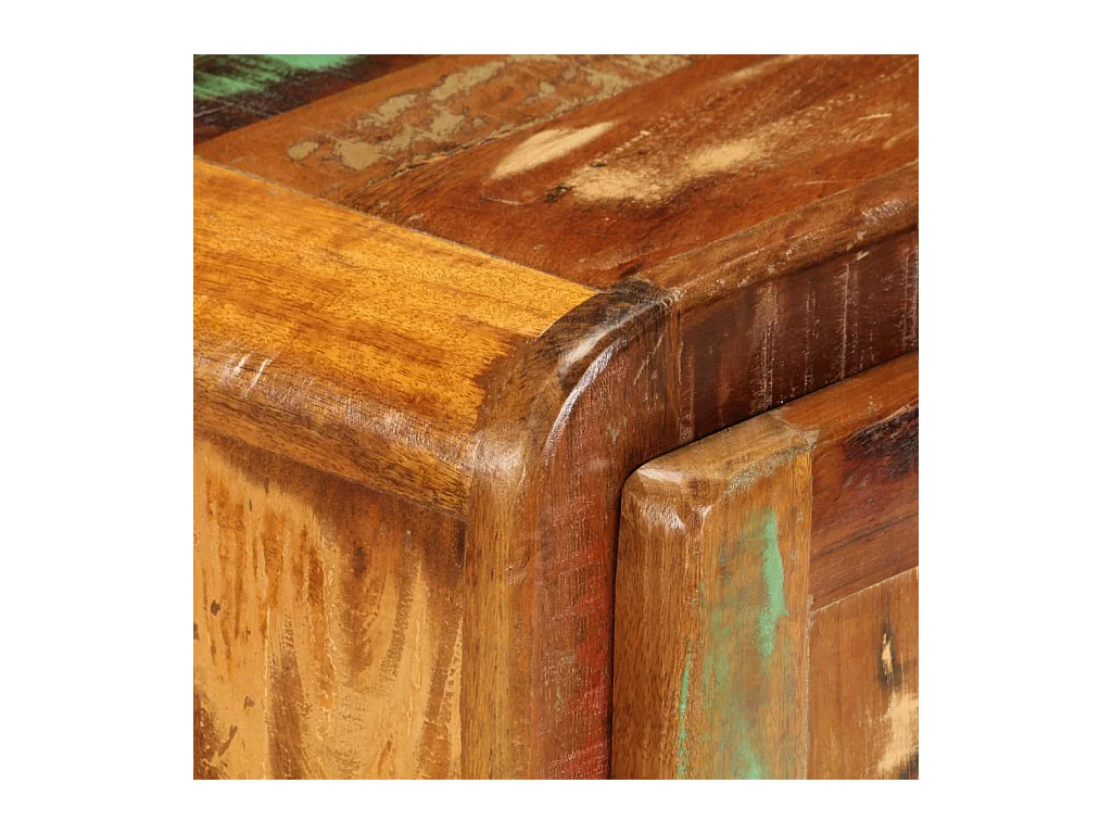 Mesita de noche | Mesilla de noche madera reciclada maciza 50x30x50 cm