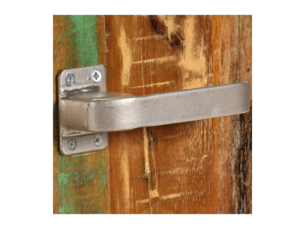 Mesita de noche | Mesilla de noche madera reciclada maciza 50x30x50 cm