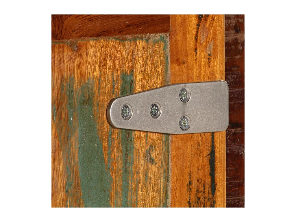 Mesita de noche | Mesilla de noche madera reciclada maciza 50x30x50 cm