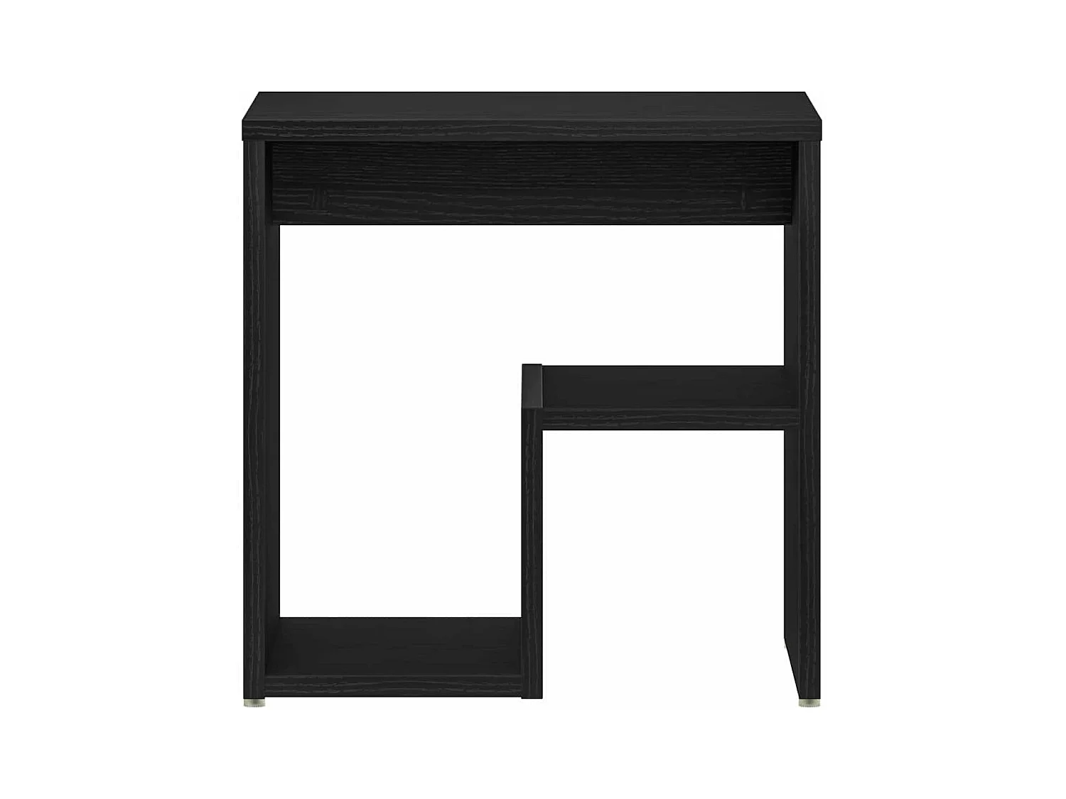 Mesita de Noche | Mesa auxiliar | Armario de Noche 2 uds. Roble negro 40x30x40 cm