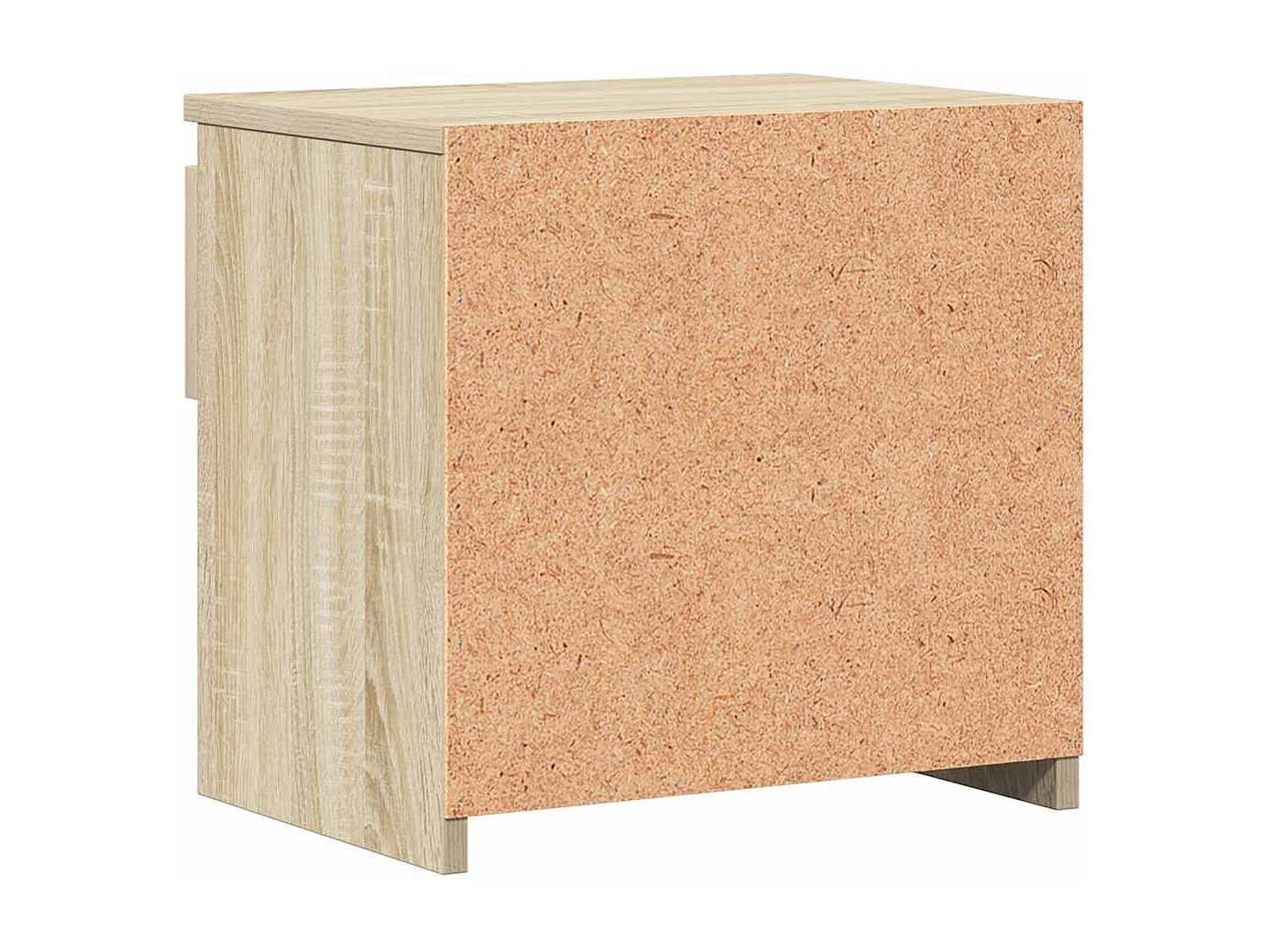 Mesita de noche | Mesilla de noche madera contrachapada color roble 40x30x39cm