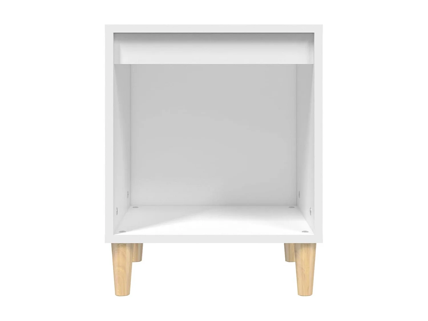 Nachttisch-Beistelltisch Weiß 40x35x50 cm Holzwerkstoff SHL99540