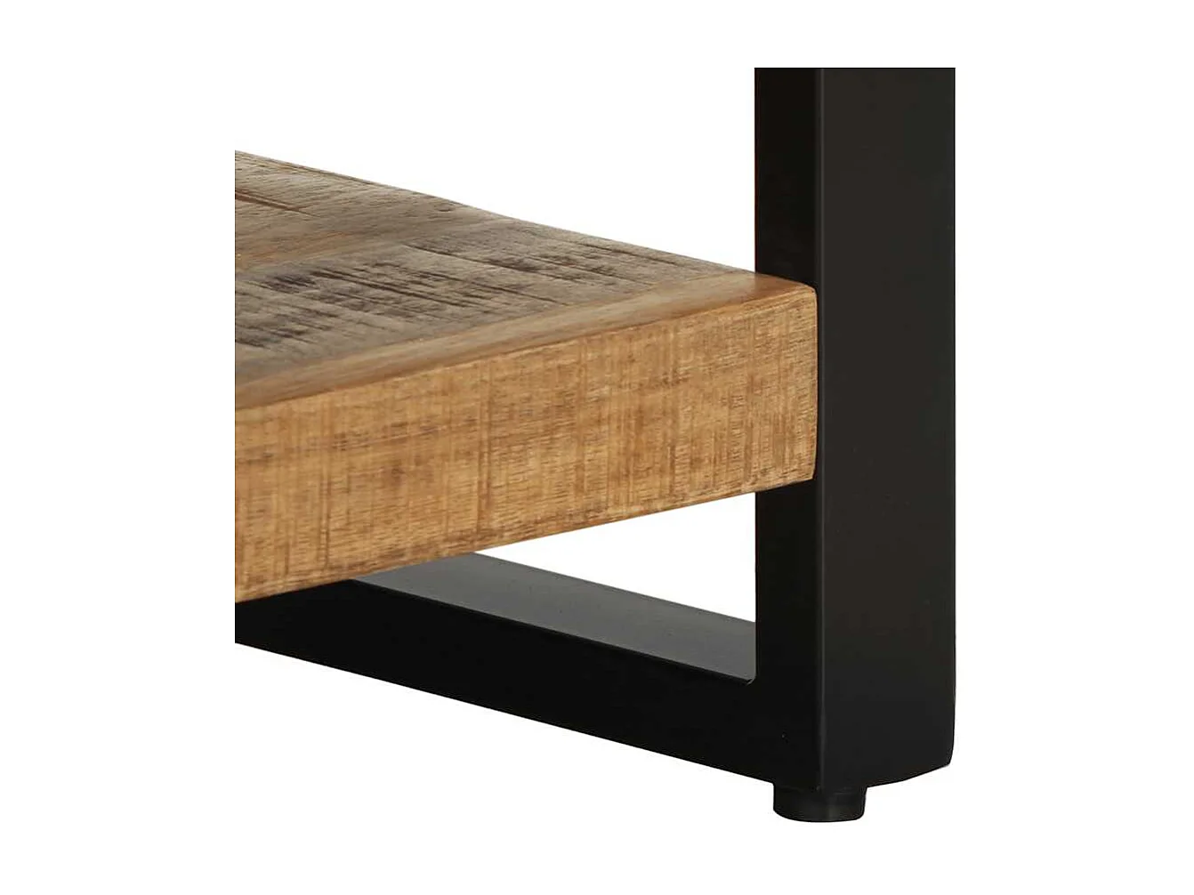 Nachttisch-Beistelltisch 35x34x45 cm Raues Mangoholz SHL24322