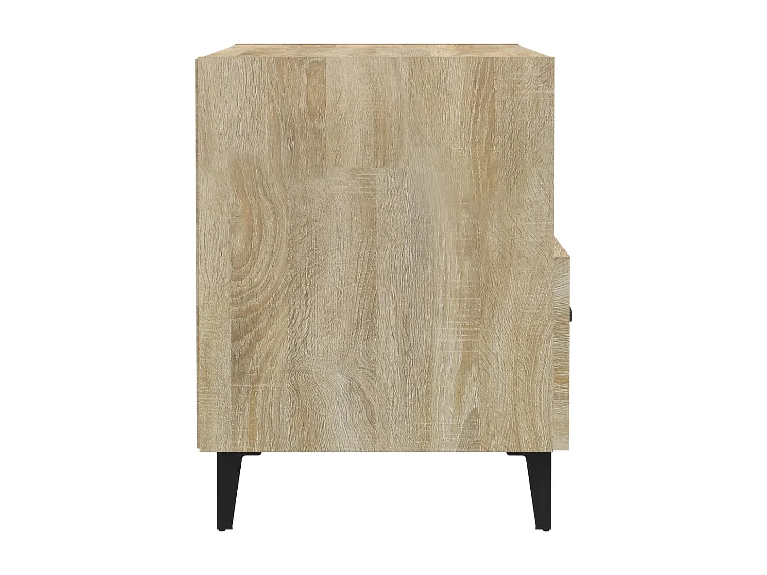 Mesita de noche | Mesilla de noche madera contrachapada color roble Sonoma