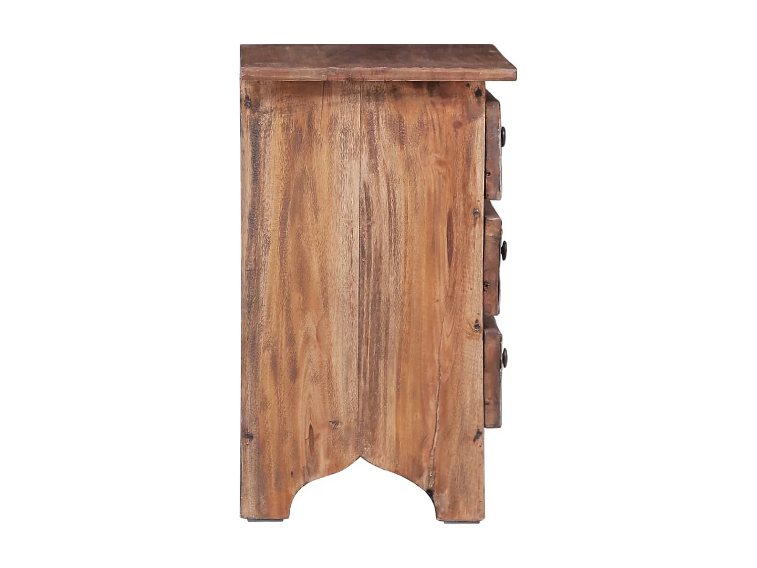 Nachttisch-Beistelltisch 30x30x51 cm Altholz Massiv SHL84744