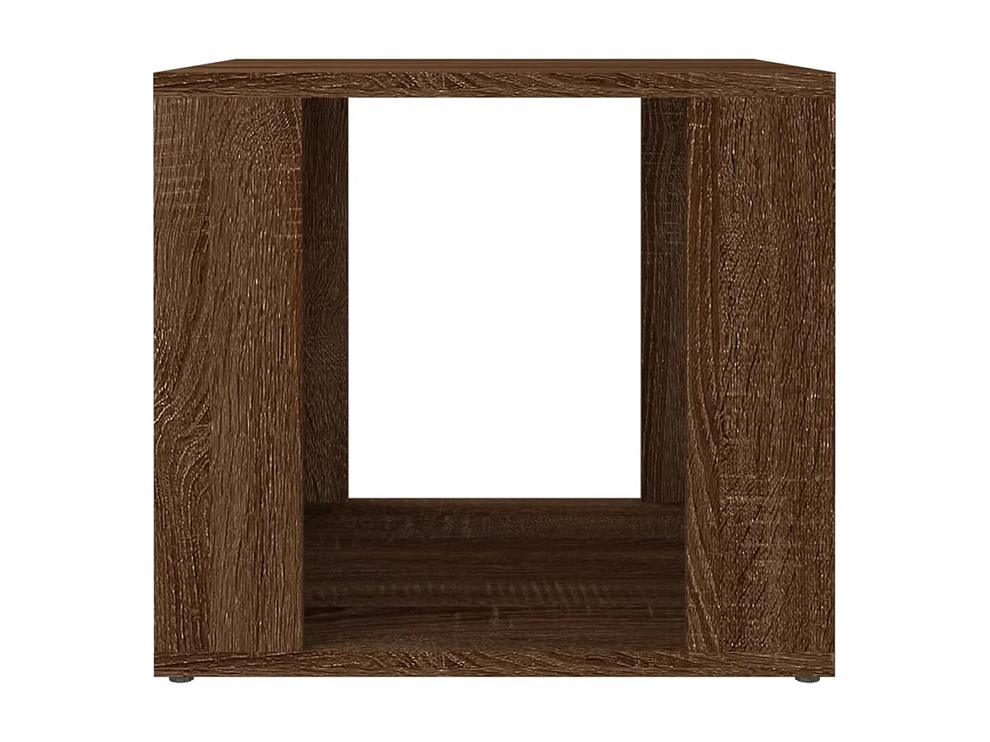 Mesita de noche | Mesilla de noche madera contrachapada roble marrón 41x40x36 cm