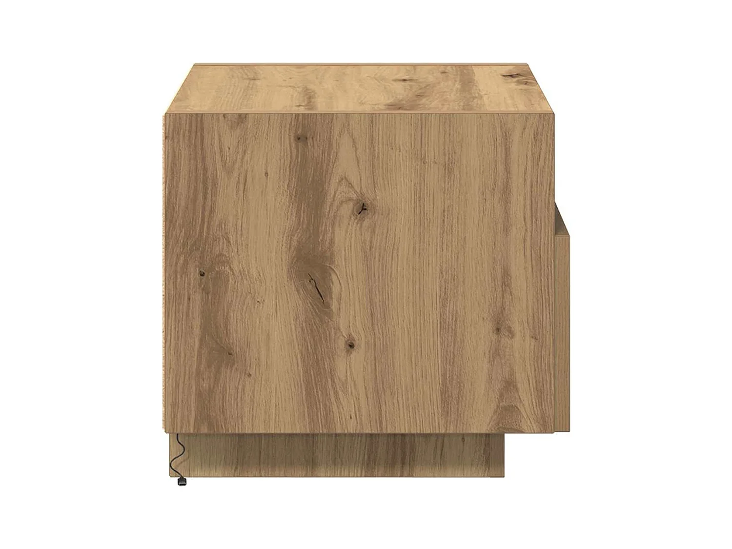 Mesita de Noche | Armario de Noche | Mesa auxiliar con cajón 2 uds. Roble artisan 40x39x37 cm