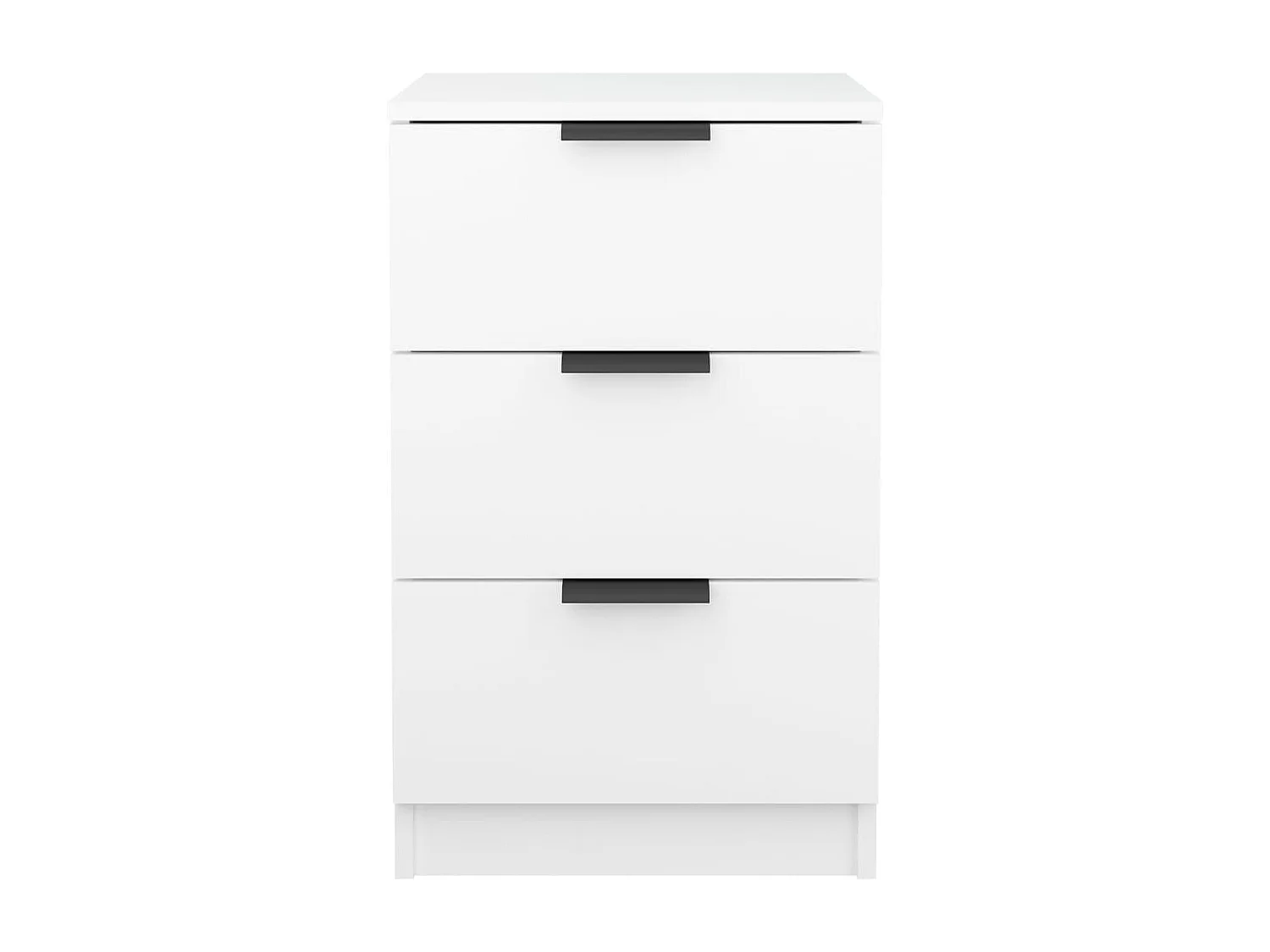 Table de chevet-Petite Table d'appoint-Table de nuit Blanc 40x36x65 cm