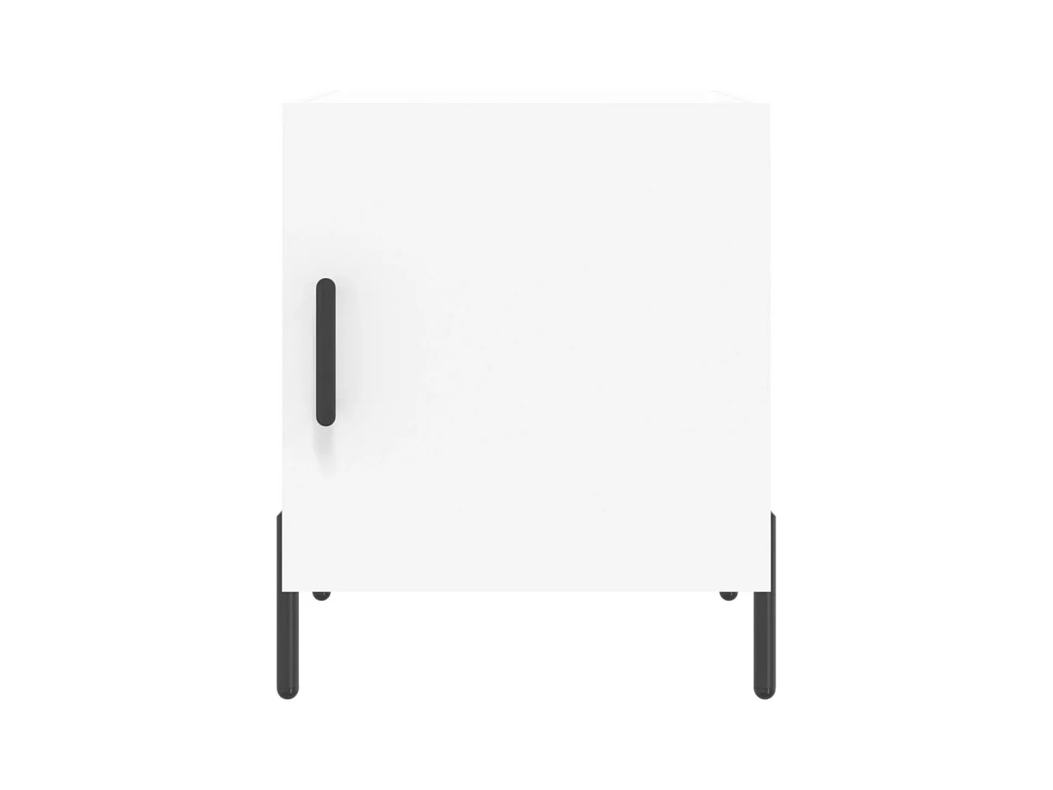 Table de chevet-Table d'appoint-Table de nuit blanc 40x40x50 cm bois d’ingénierie