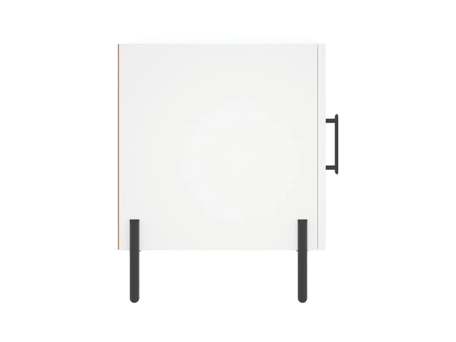 Table de chevet-Table d'appoint-Table de nuit blanc 40x40x50 cm bois d’ingénierie