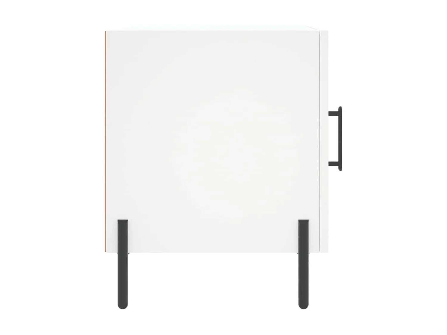 Nachttisch-Beistelltisch Weiß 40x40x50 cm Holzwerkstoff SHL26161