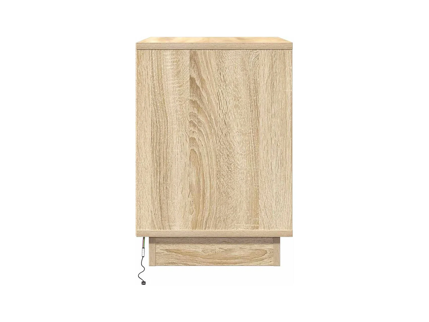 Mesa de Cabeceira Moderna 2 Peças Carvalho sonoma 50x34.5x50 cm.