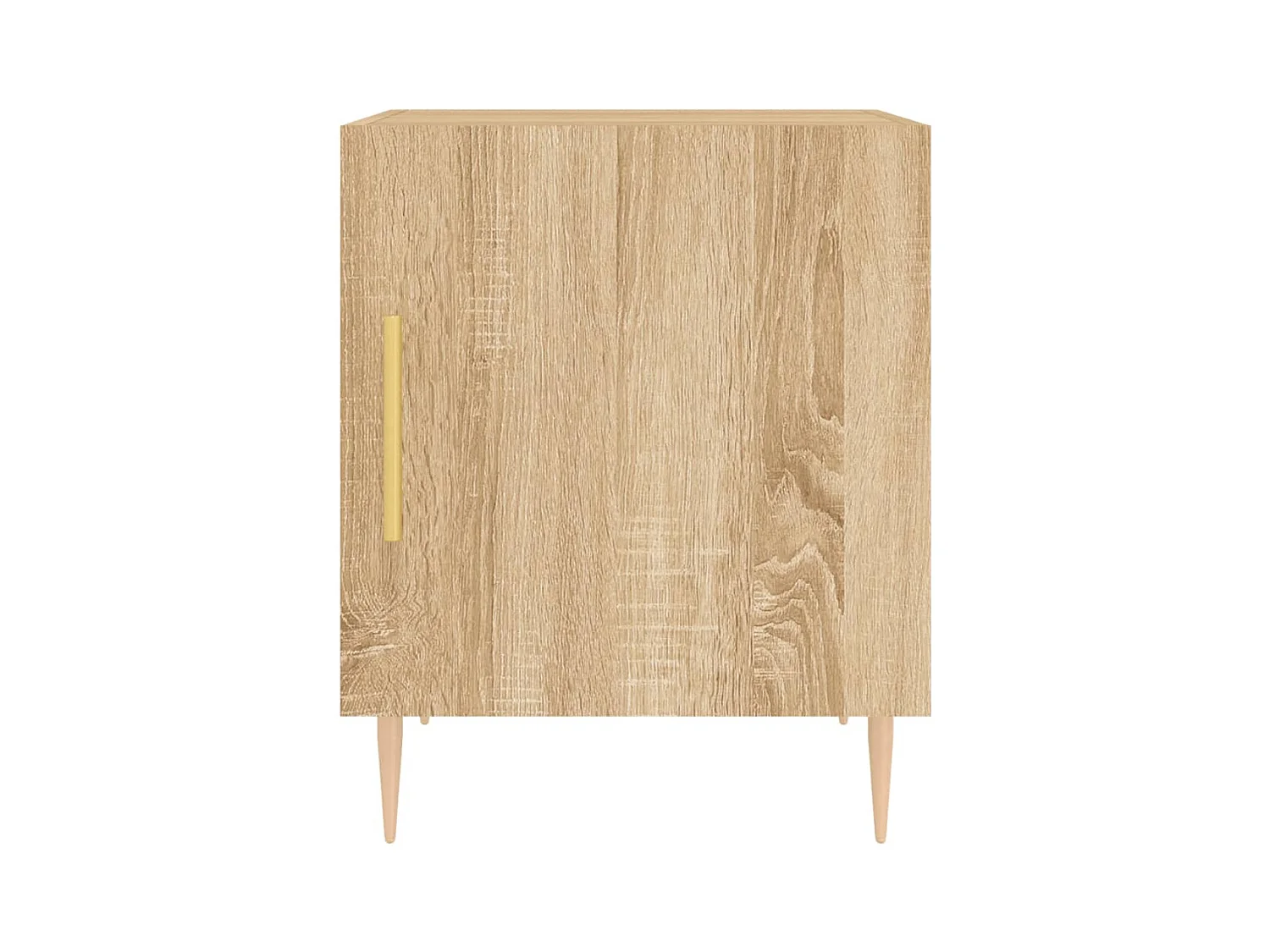 Mesa de Cabeceira Moderna 2 peças 40x40x50cm deriv. madeira carvalho sonoma