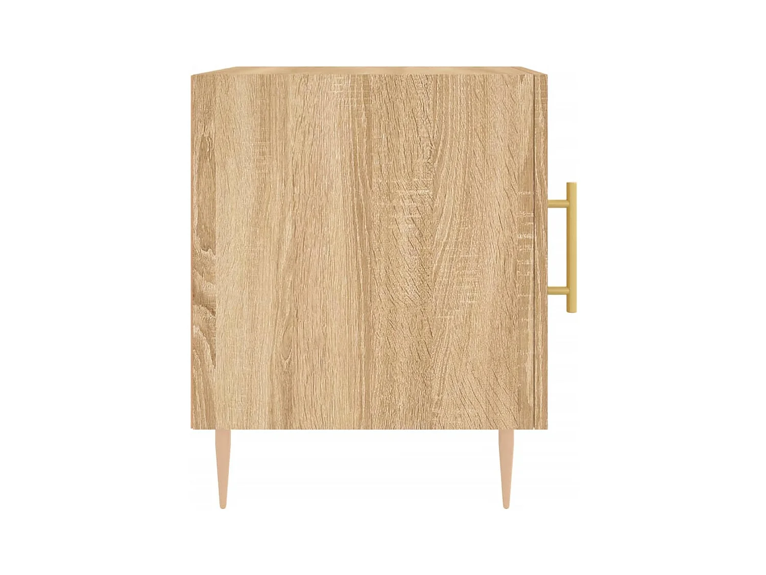 Mesa de Cabeceira Moderna 2 peças 40x40x50cm deriv. madeira carvalho sonoma