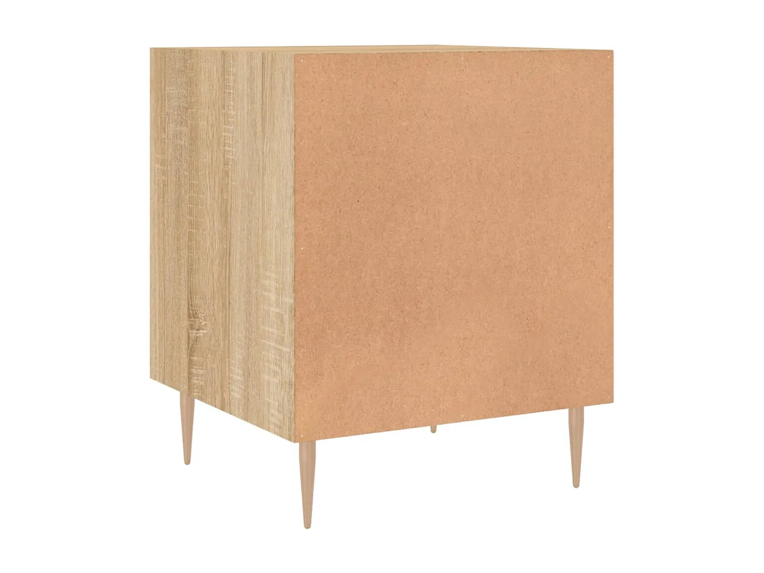 Mesa de Cabeceira Moderna 2 peças 40x40x50cm deriv. madeira carvalho sonoma